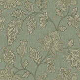 Papier peint Boho Trail - Olive - Eijffinger