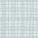 Ivy Plaid Wallpaper - Blue - by Albany