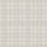 Ivy Plaid Wallpaper - Warm Grey - by Albany