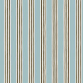 Papel pintado Kemble Stripe - Cobber, abeto y rocío - de Josephine Munsey. Haz clic para obtener más detalles y una descripción.
