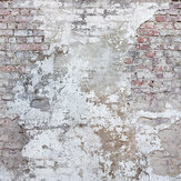 Revestimiento mural Stressed Brick Mural - Natural - de Grandeco. Haz clic para obtener más detalles y una descripción.