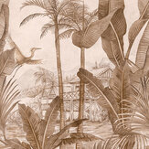 Safari Mural - Pink & Teal - by Grandeco