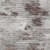 Revestimiento mural Brick Mural - Gris - de Grandeco