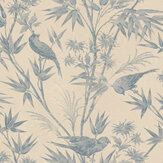 Celeste Wallpaper - Indigo Blue - by Sandberg
