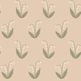 Lilly Wallpaper - Blush - by Sandberg