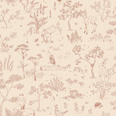 Hollie Wallpaper - Terracotta - by Sandberg