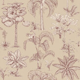 Adele Wallpaper - Beige - by Sandberg