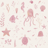 Della Wallpaper - Pink - by Sandberg