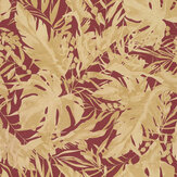 Earthlines Wallpaper - Red - by Cosmo Living by Cosmopolitan