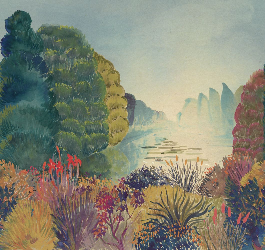 Nature Landscape Mural by Galerie - Multicolour - Mural : Wallpaper Direct