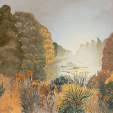 Nature Landscape Mural - Warm Gold - by Galerie