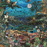 Club Safari Wallpaper - Lagoon - by Brand McKenzie. Click for more details and a description.