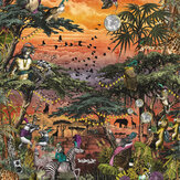 Club Safari Wallpaper - Sunset - by Brand McKenzie. Click for more details and a description.