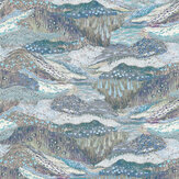 Liveliunti Mural - Light Blue Lilac - by Galerie