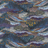 Liveliunti Mural - Midnight Blue - by Galerie