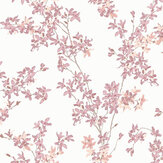 Forsythia Wallpaper - Coral Pink - by Laura Ashley