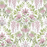 Parterre Wallpaper - Coral Pink - by Laura Ashley