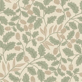 Acorn Trail Wallpaper - Sage - by Arthouse