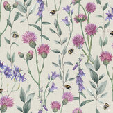 Bumblebee Meadow Wallpaper - Neutral - by Arthouse