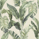 Palm Springs Wallpaper - Natural Green - by Arthouse