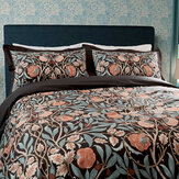 Olive & Rose Bedding set Duvet Cover - Indigo / Blush - by Morris