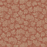 Hagtorn Wallpaper - Red - by Boråstapeter