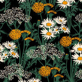 Papier peint Picnic - Noir - Coordonne