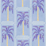 Papier peint Veraneo - Bleu - Coordonne