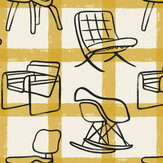 Papier peint Icónicos - Doré - Coordonne