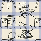 Papier peint Icónicos - Bleu - Coordonne