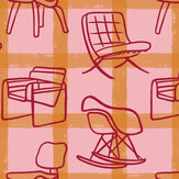 Papier peint Icónicos - Rose - Coordonne