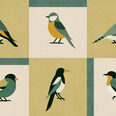 Papier peint Like a Bird - Kumquat - Coordonne
