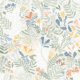 Brittsommar Wallpaper - Blue / Green - by Galerie