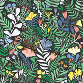 Brittsommar Wallpaper - Dark Green - by Galerie
