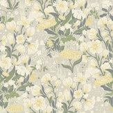 Hava Wallpaper - Yellow - by Galerie