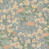Hava Wallpaper - Pink / Grey - by Galerie
