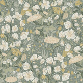 Hava Wallpaper - White / Grey - by Galerie