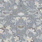Lisa Wallpaper - Brown / Grey - by Galerie