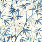 Shadow Bamboo Wallpaper - Saphire - by Ohpopsi