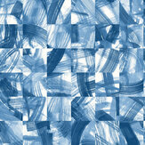 Maku Wallpaper - Electric Blue - by Ohpopsi