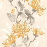 Kiku Wallpaper - Parchment - by Ohpopsi