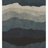 Sedimentary Mural - Midnight - by Harlequin