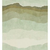 Sedimentary Mural - Evergreen - by Harlequin