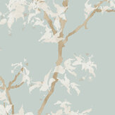 Chinese Branch Wallpaper - Duck Egg - by Cole & Son