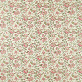 Barmeri Fabric - Sage / Blush - by Clarke & Clarke. Click for more details and a description.