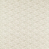 Buta Embroidery Fabric - Sage / Blush - by Clarke & Clarke. Click for more details and a description.