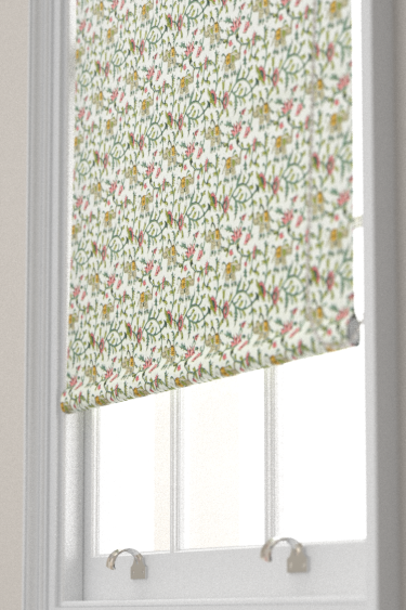 Hathi Blind - Sage / Blush - by Clarke & Clarke. Click for more details and a description.