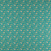 Hathi Fabric - Teal - by Clarke & Clarke. Click for more details and a description.