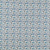 Hathi Embroidery Fabric - Cobalt - by Clarke & Clarke