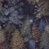 Midnight Woods Wallpaper - Navy - by Albany. Click for more details and a description.